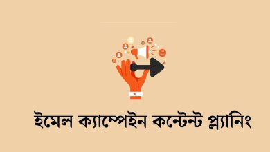 ইমেল ক্যাম্পেইন কন্টেন্ট প্ল্যানিং